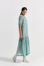 Sheer Bottom Frill Dress - Jade