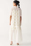 Sheer Bottom Frill Dress - Lime Check