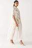 Sheer Bottom Frill Dress - Lime Check