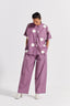 Short Top Co-Ord (Set Of 2) - Lilac