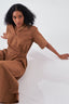 Side Elastic Waist Jumpsuit