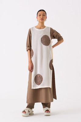 Side Tie Overlay Tunic Co Ord 3 Cedar