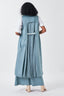 Sleeveless Back Pleat Jacket Co-Ord (Set Of 3)