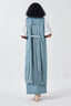 Sleeveless Back Pleat Jacket Co-Ord (Set Of 3)