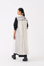 Sleeveless Back Pleat Overlay Black Floral