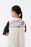 Sleeveless Back Pleat Overlay Set Of 2 Black Floral