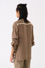 Smocking Detail Shirt Sage