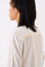 Smocking Detail Shirt White