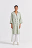 Snap Button Bottom - White And Mint