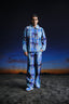 Vivid Reflections Panelled Denim Set