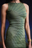 Vintage Green Mini Dress