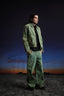 Vintage Green Bomber Jacket