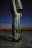 Vintage Green Straight Denim