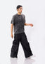 Not Your Usual Baggy Cargo- Black