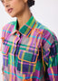 Lila Double Collar Shirt