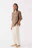 Triangle Embroidered Shirt Cedar