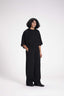 Textured Drawstring Straight Pant