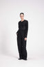Linen Mid-Rise Straight Pants