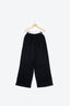 Textured Drawstring Straight Pant