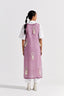 V-Neck Fringe Overlay Co-Ord ( Set Of 3 ) - Lilac