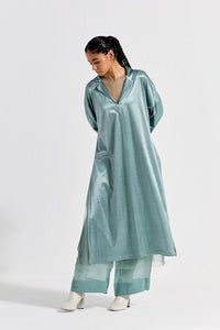 V-Neck Tunic Co-Ord (Set Of 2) - Jade