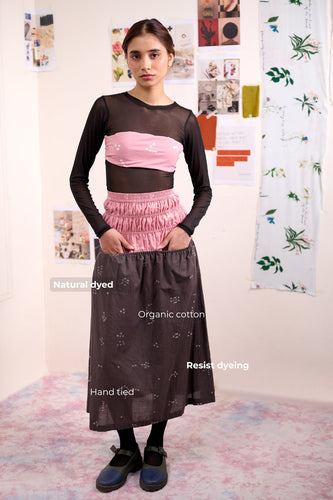 Vine Bandhani Skirt