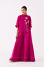 Wide Leg Broad Bottom Fuschia