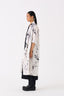 Wrap Collar Overlay Black Floral