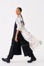 Wrap Collar Overlay Co Ord Set Of 3 Black Floral